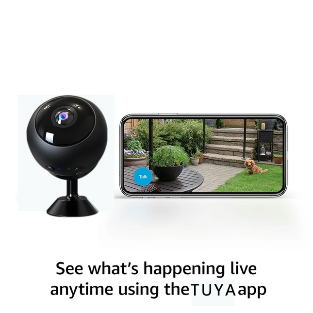 Smart Video Cam Recorder - Works with Amazon, Alexa & Google.