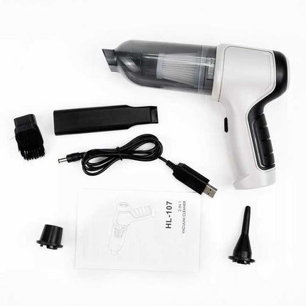 Powerful 3-in-1 Mini Vacuum Cleaner 120W - Cordless, Handheld, Multi Purpose Device